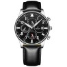 Zegarek Męski Giewont Chronograph Sapphire Czarno Srebrny GW5630-A2