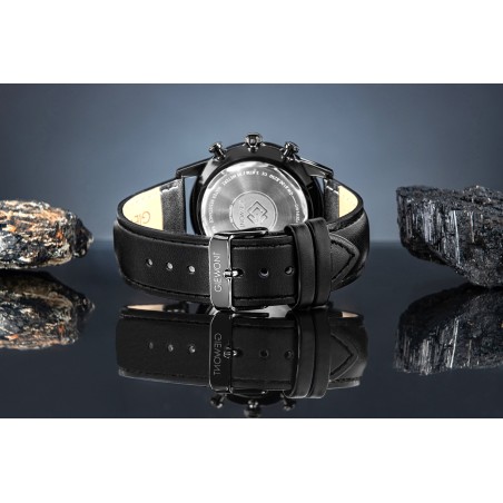 Zegarek Męski Giewont Chronograph Sapphire Czarny GW5630-A1