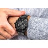Zegarek Męski Giewont Chronograph Sapphire Czarno Tytanowy GW3970-B1
