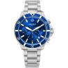 Zegarek Męski Giewont Chronograph Sapphire Srebrno Niebieski GW3970-B3