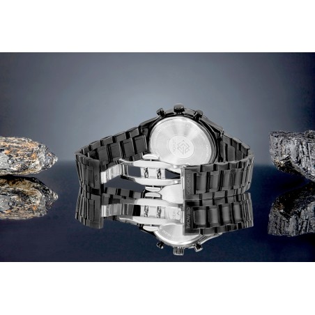 Zegarek Męski Giewont Chronograph Sapphire Czarny GW6310-B1