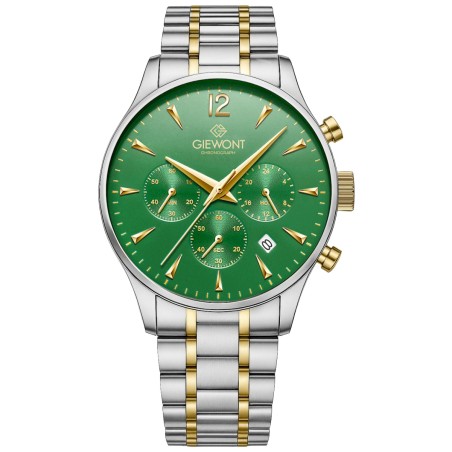 Zegarek Męski Giewont Chronograph Sapphire Zielony GW6310-B6