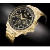 Zegarek Męski Giewont Chronograph Sapphire Złoto Czarny GW3520-B4