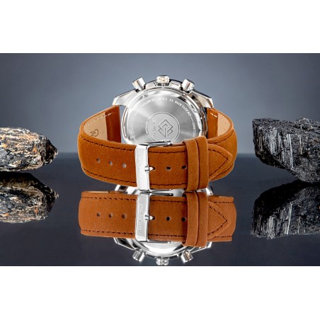 Zegarek Męski Giewont Chronograph Sapphire Brązowo Zielony GW8720-A3