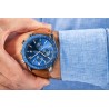 Zegarek Męski Giewont Chronograph Sapphire Brązowo Niebieski GW8720-A2