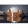 Zegarek Męski Giewont Chronograph Sapphire Brązowo Niebieski GW8720-A2