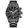 Zegarek Męski Giewont Chronograph Sapphire Czarny GW9140-B2