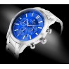 Zegarek Męski Giewont Chronograph Sapphire Srebrno Niebieski GW8510-B3
