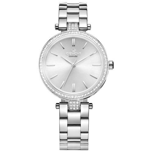 Zegarek Damski Giewont Sapphire Srebrny GW9890-B1