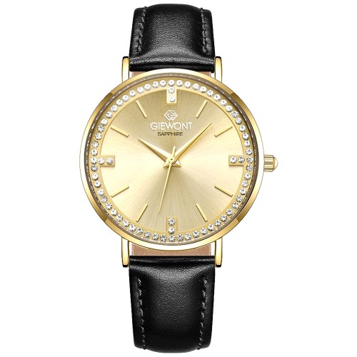 Zegarek Damski Giewont Sapphire Złoty GW5390-A2