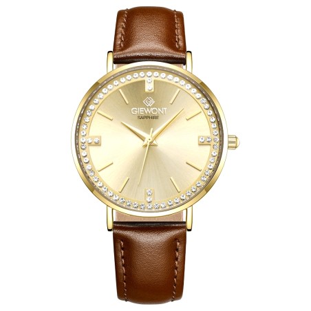 Zegarek Damski Giewont Sapphire Złoty GW5390-A3