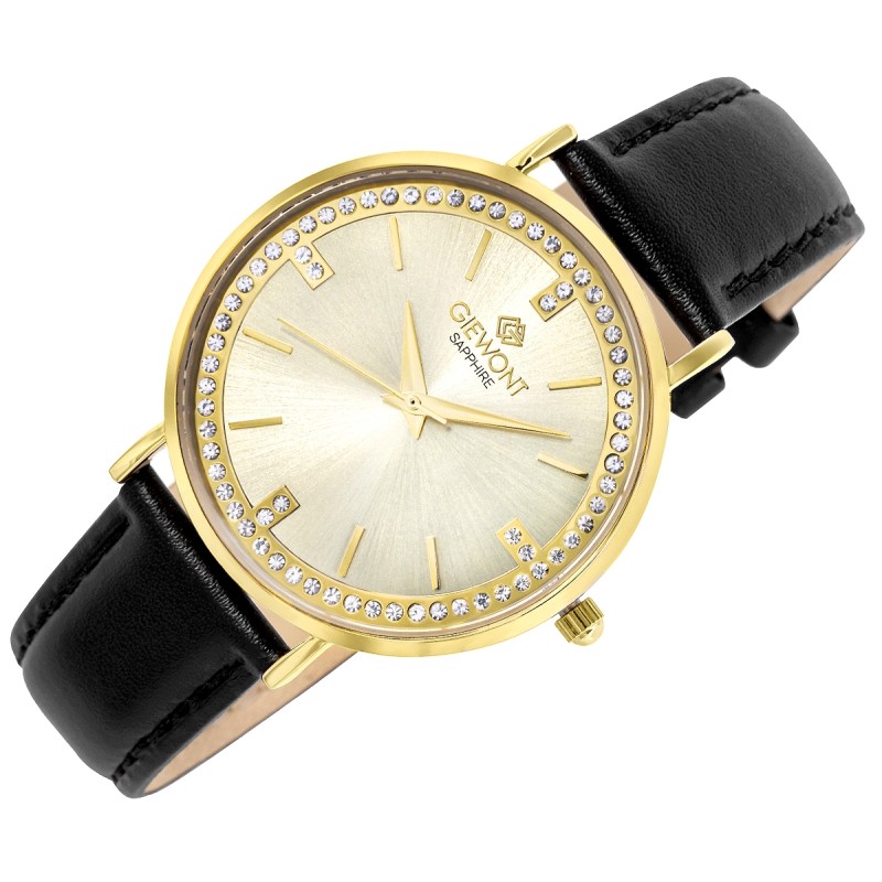 Zegarek Damski Giewont Sapphire Złoty GW5390-A2