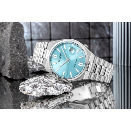 Zegarek Męski CITIZEN Tsuyosa Sapphire Mechanical NJ0151-88M + BOX