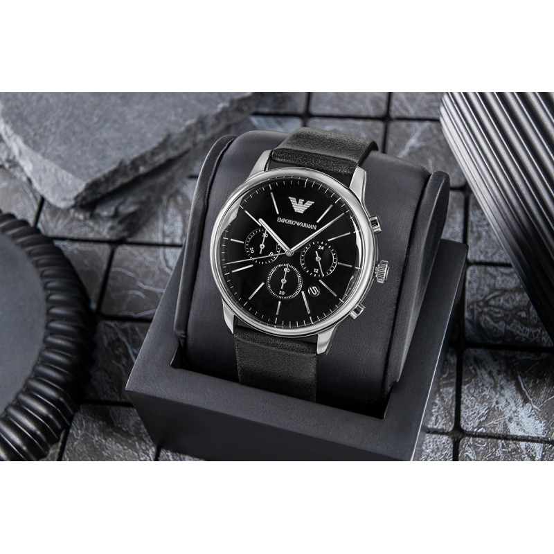 Zegarek Męski EMPORIO ARMANI Minimalist Chronograph AR11774 + BOX