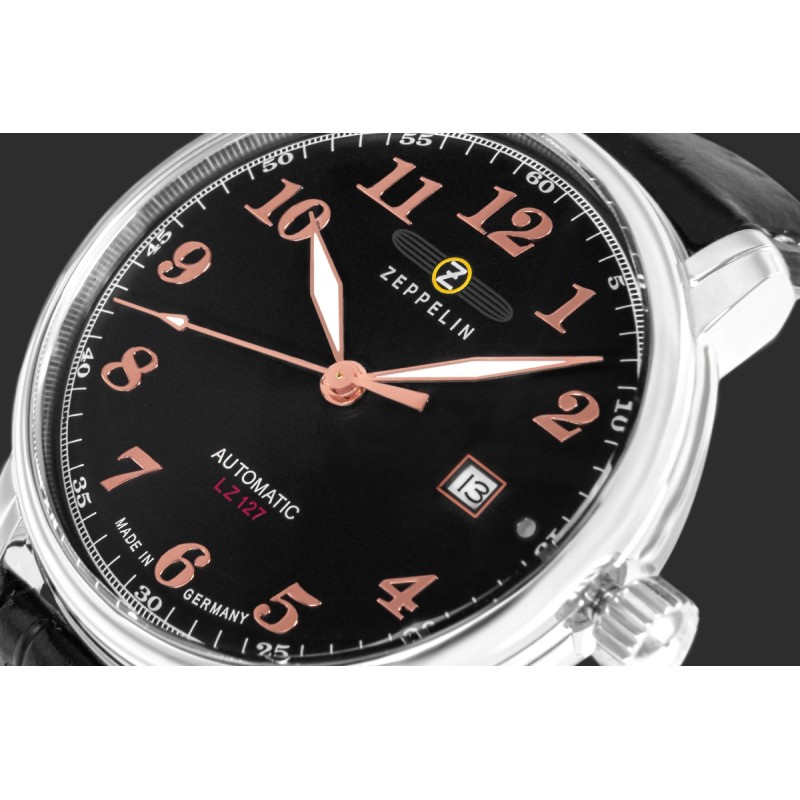 Zegarek Męski ZEPPELIN LZ127 Graf Zeppelin Automatik 7656-2 + BOX