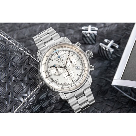 Zegarek Męski ZEPPELIN 100 Jahre Chronograph 7680MB-1 + BOX