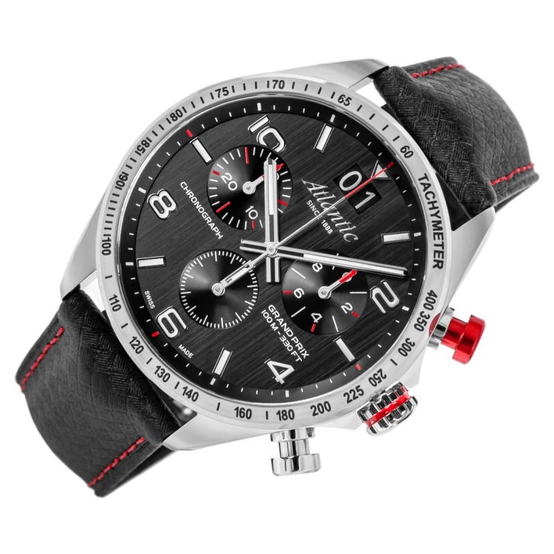 Zegarek Męski Atlantic Grand Prix Chrono 55463.41.65 + BOX