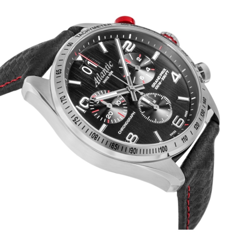 Zegarek Męski Atlantic Grand Prix Chrono 55463.41.65 + BOX