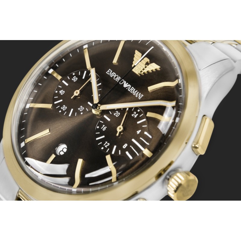 Zegarek Męski Emporio Armani Dario Chronograph AR80084SET + BOX