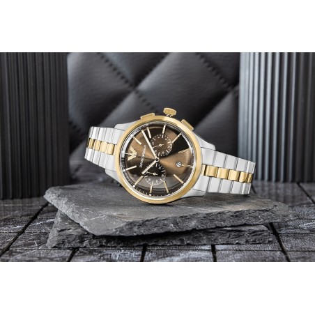 Zegarek Męski Emporio Armani Dario Chronograph AR80084SET + BOX