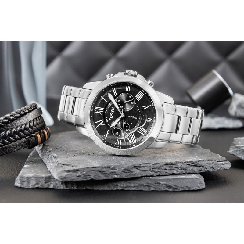 Zegarek Męski FOSSIL Grant Multifunction FS4736 + BOX