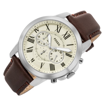 Zegarek Męski FOSSIL Grant Leather FS4735 + BOX