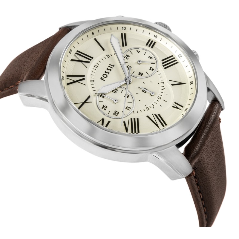 Zegarek Męski FOSSIL Grant Leather FS4735 + BOX