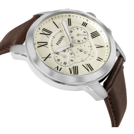 Zegarek Męski FOSSIL Grant Leather FS4735 + BOX