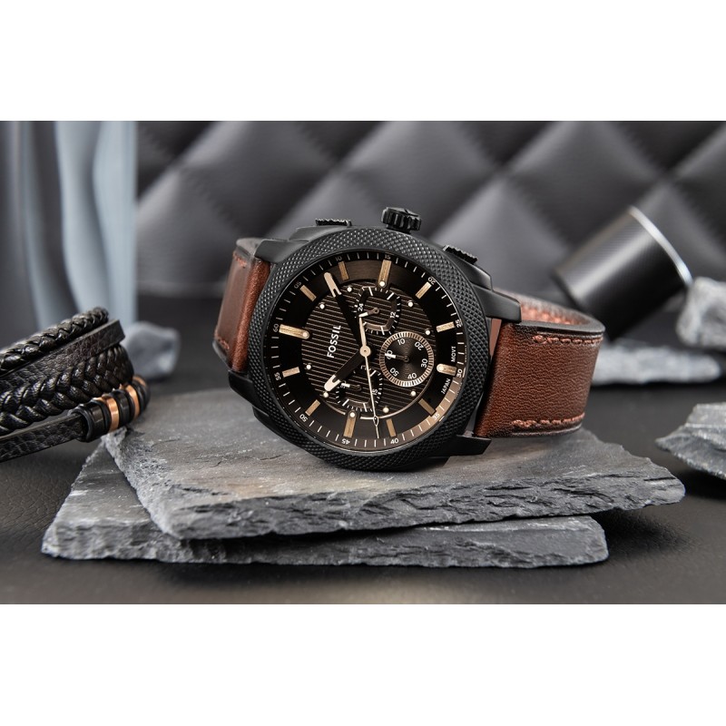 Zegarek Męski FOSSIL Machine Chronograph FS6101 + BOX