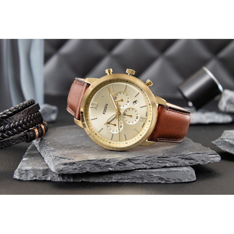 Zegarek Męski FOSSIL Neutra Chronograph FS6113 + BOX