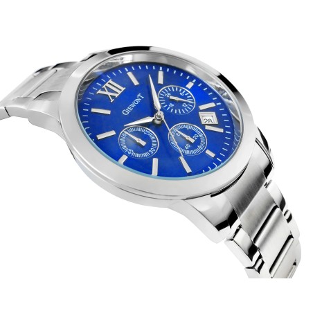 Zegarek Męski GIEWONT Apex Chrono GW6480-2 Chronograf Silver/Blue